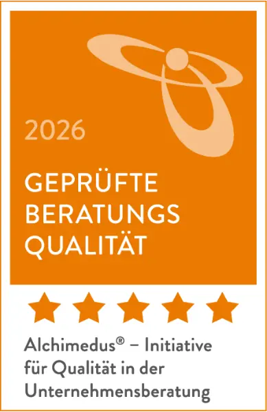Siegel geprüfter Berater - Alchimedus-Initiative für gute Beratung in der Unternehmensberatung